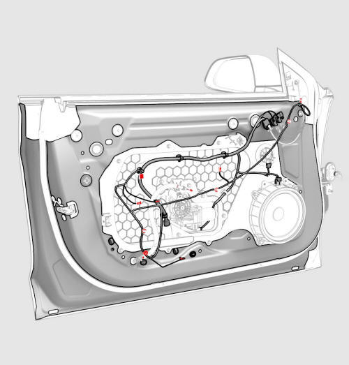 Door Electrical Harness Connectors