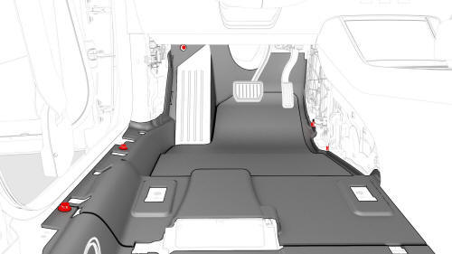 Beam - Cross Car (Remove and Replace)- Install