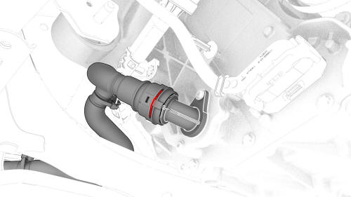 Fluid Coupling (55 Degrees) - Rear Drive Unit (Remove and Replace)