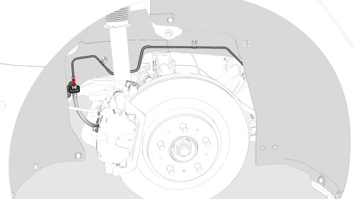 Brake Lines - Rear - RH to Sill (Remove and Replace)