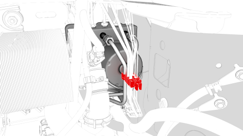 Brake Lines - Master Cylinder to ABS - Remove