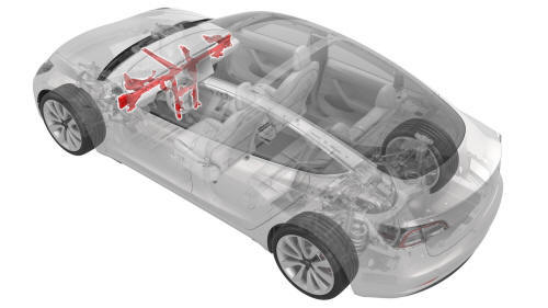 Beam - Cross Car (Remove and Replace)