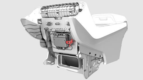 USB Hub - Center Console - Front (Remove and Replace)