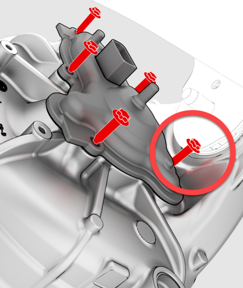 Sensor - Rear Motor - Speed (Remove and Replace)