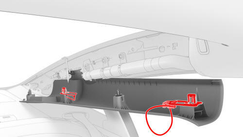 Trim - Side Rail - LH (Remove and Replace)