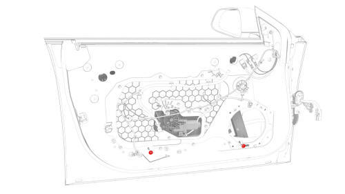 Glass - Door - LH - Front (Adjust)