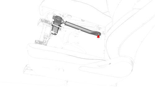 Motor - Seat Height - Driver Seat (Remove and Replace)