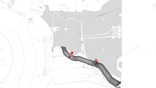 Brake Lines - 4 Tube Bundle - ABS to Wheels - Remove