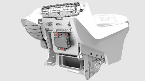 USB Hub - Center Console - Front (Remove and Replace)