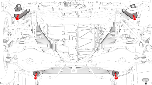 Subframe Assembly - Rear - Remove
