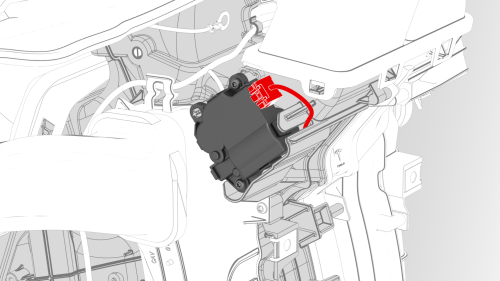 Actuator - Bleed - LH (Remove and Replace)