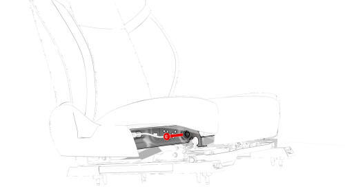 Motor - Seat Height - Driver Seat (Remove and Replace)