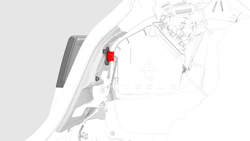 Harness - Charge Port to HV Battery (Three-Phase) - Remove