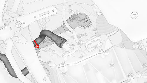 HV Header - Inverter - Rear Drive Unit - Remove