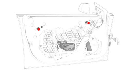 Glass - Door - LH - Front (Adjust)