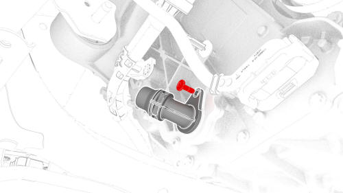 Fluid Coupling (55 Degrees) - Rear Drive Unit (Remove and Replace)