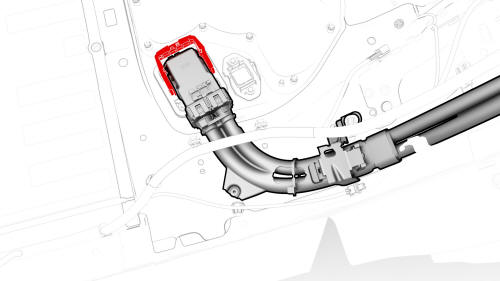 Harness - Charge Port to HV Battery (Single-Phase) (Remove and Replace)