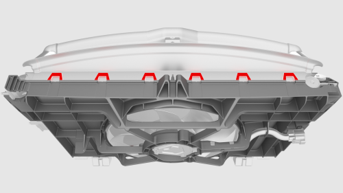 Active Grille Shutter (Remove and Replace)