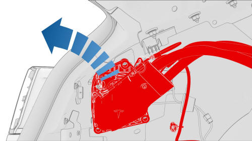 Harness - Charge Port to HV Battery (Three-Phase) - Remove