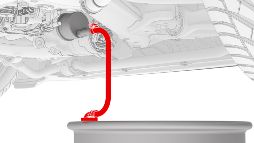 Gearbox Fluid - Front Drive Unit - Drain