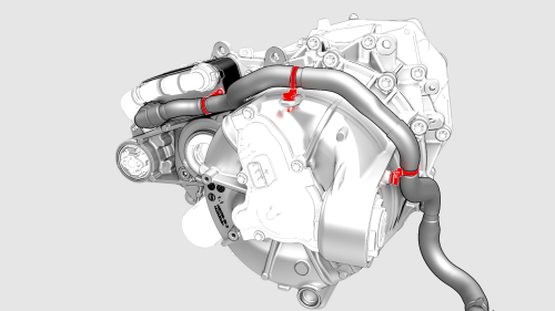 Heat Exchanger - Rear Drive Unit (Remove and Replace)