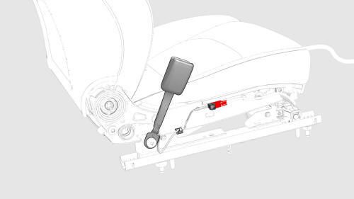 Buckle - 1st Row - LH (Remove and Replace)