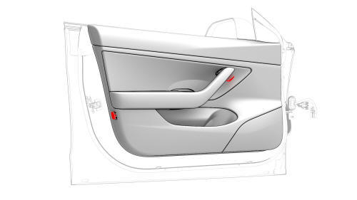 Panel - Door Trim - Front - LH (Remove and Install)- Remove