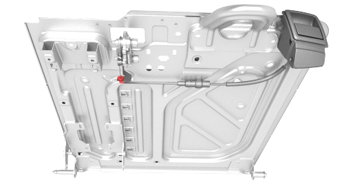 Latch - Seat Back - 2nd Row - LH (Remove and Replace)