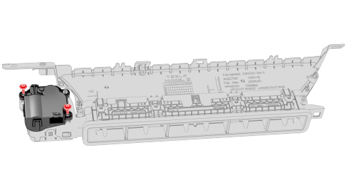 Actuator - Vent - RH (Remove and Replace)