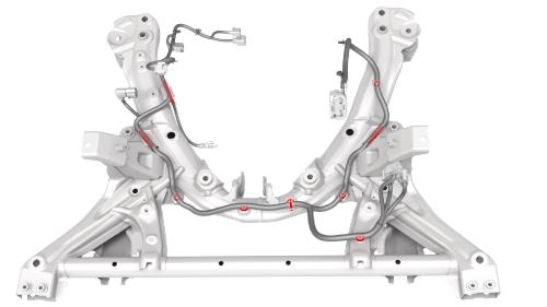 Subframe Assembly - Front (RWD) - Remove