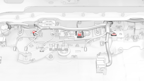 Harness - Penthouse - HV Battery- Remove