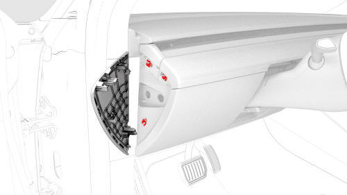 End Cap - Instrument Panel - LH (Remove and Replace)