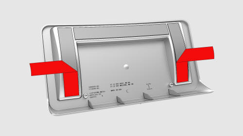 Bracket - License Plate - Front (Remove and Replace)