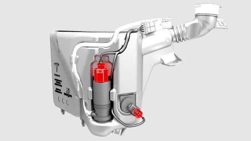 Reservoir - Windshield Washer (Remove and Replace)