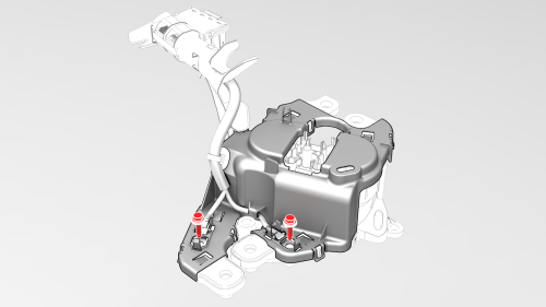 Harness - AC Inlet - HV Battery- Remove