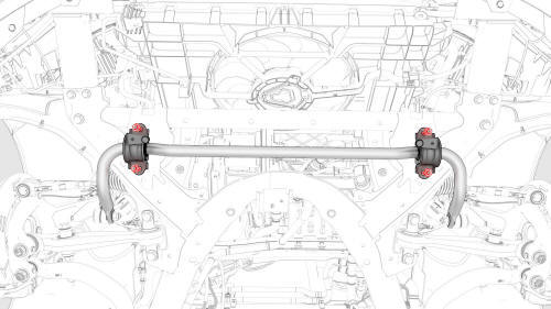 Stabilizer Bar - Front (Remove and Replace)