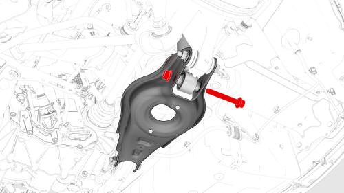 Damper - Rear - LH (Coil Suspension) (Remove and Replace)