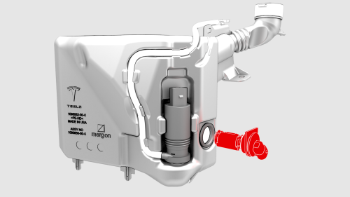 Reservoir - Windshield Washer (Remove and Replace)