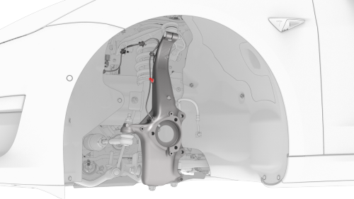 Knuckle - Suspension - Front - LH (Dual Motor) - Install