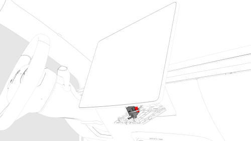 Sensor - Cabin Temperature (Remove and Replace)