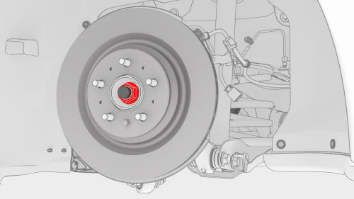 Halfshaft - Rear Drive Unit - LH - Install