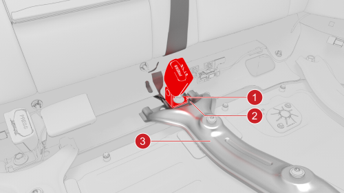 Buckle - 2nd Row - LH (Remove and Replace)