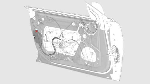 Harness - Door - Front - LH (Remove and Replace)