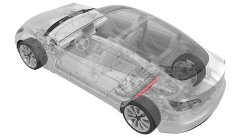 Skid Plate - HV Battery - Rear (Remove and Replace)