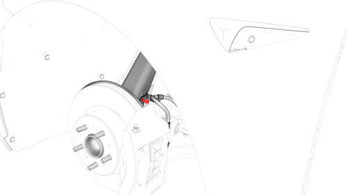 Hub - Front - LH (Dual Motor) - Remove