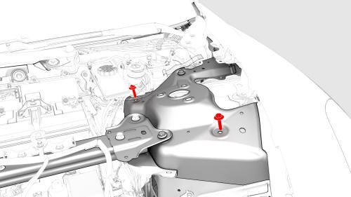 Front Upper Control Arm (FUCA) Mount - LH - Remove